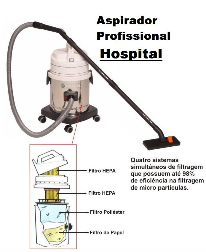 aspirador de po hospitalar